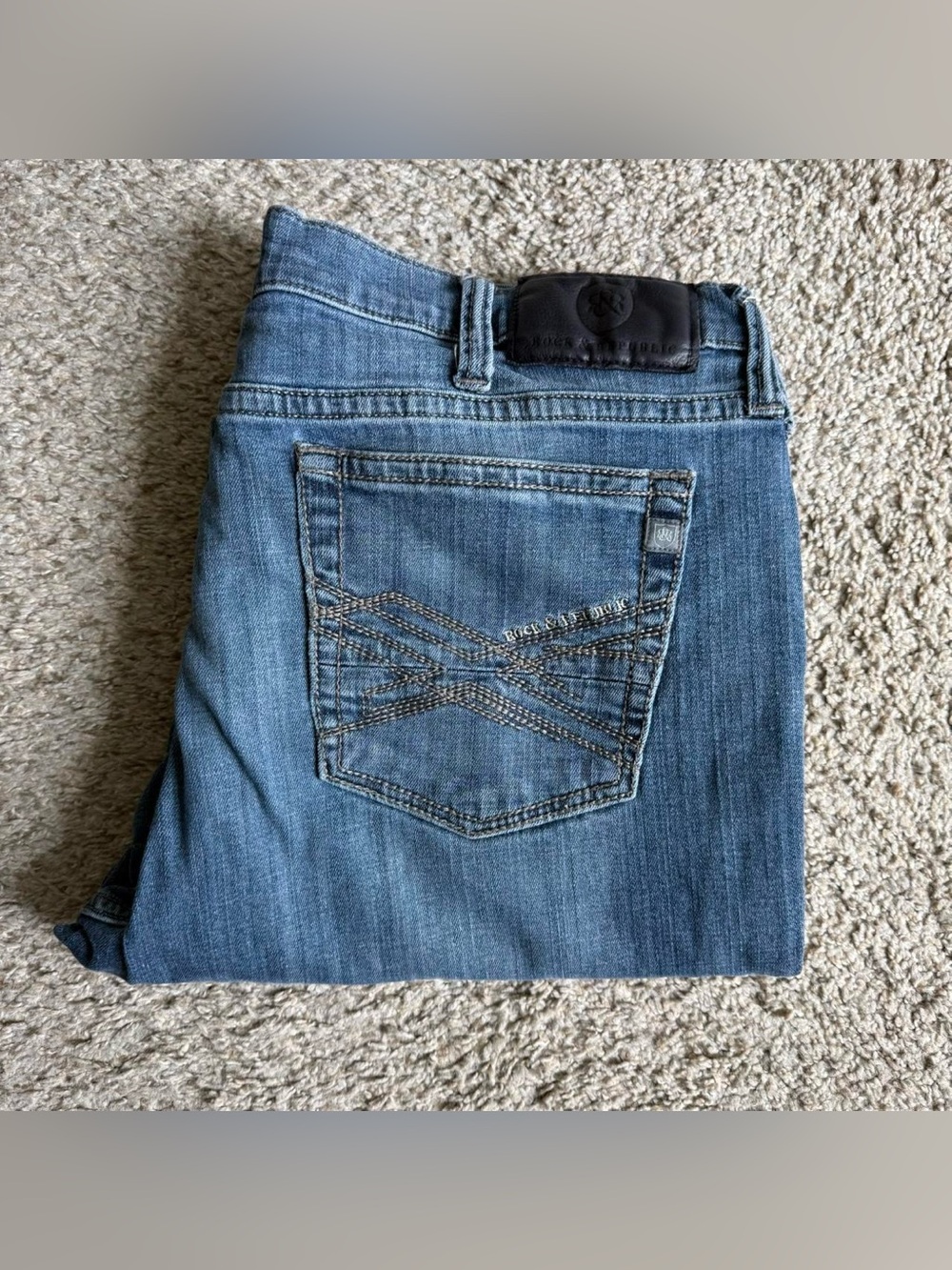 Rock & Republic Straight Jeans 38 x 30